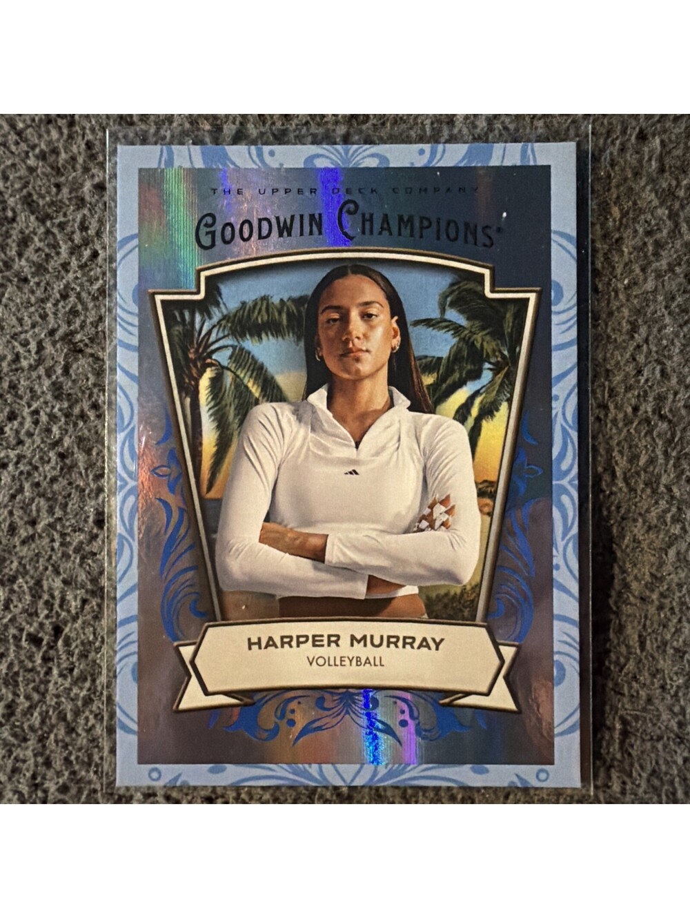 2026 UD Goodwin Champions Harper Murray #30 Blue Royal Rainbow Foil Rookie RC